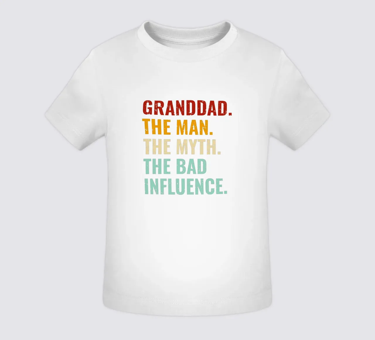 The Man, The Myth, The Bad Influence maglietta neonato da edsonramosart