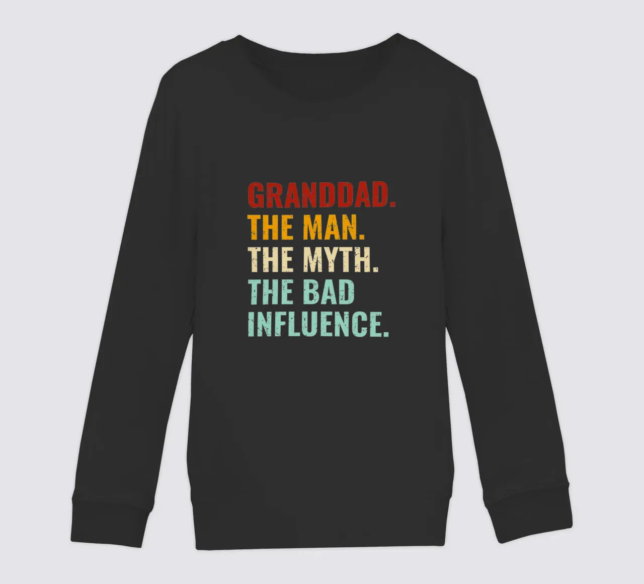 The Man, The Myth, The Bad Influence felpa bambino da edsonramosart