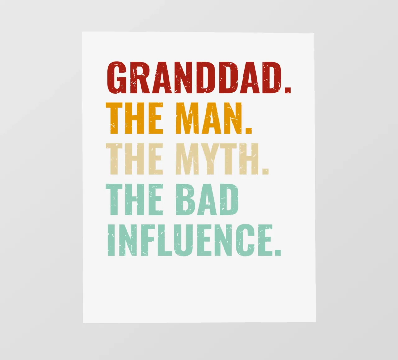 The Man, The Myth, The Bad Influence pellicola backlit da edsonramosart