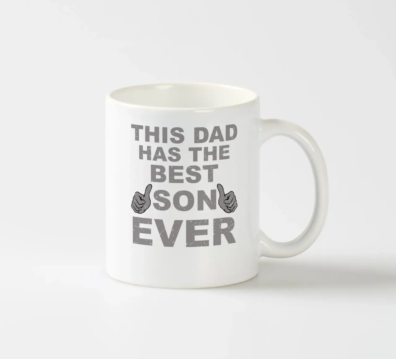THIS DAD HAS THE BEST SON EVER tazza in ceramica da edsonramosart