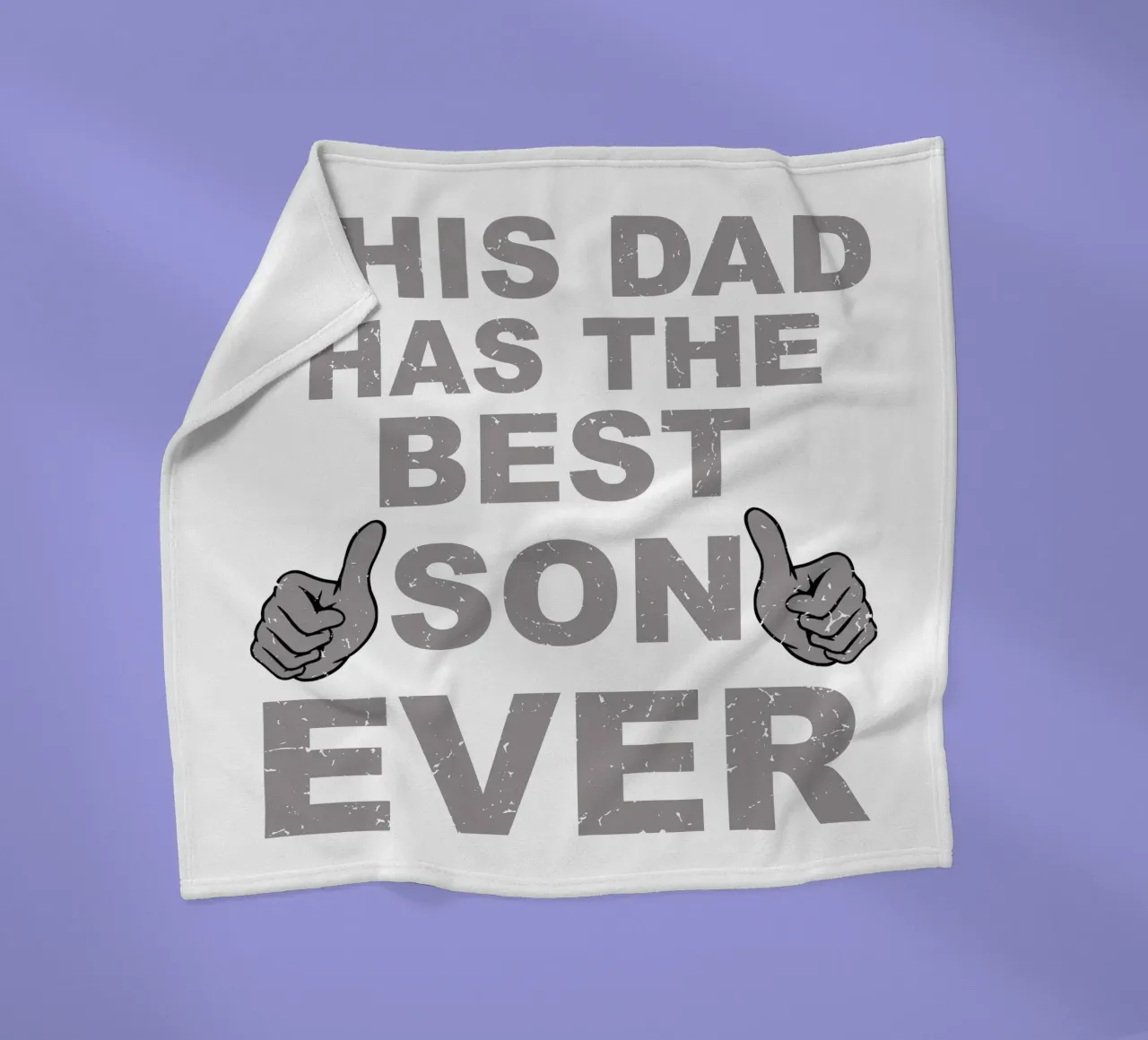 THIS DAD HAS THE BEST SON EVER coperta in pile da edsonramosart