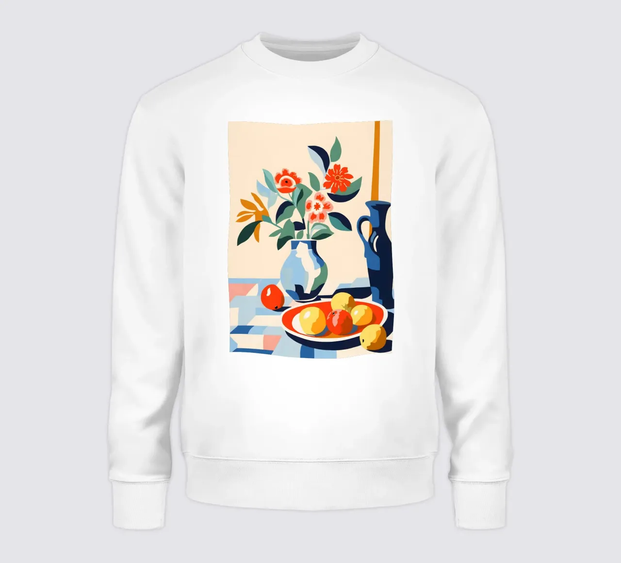 Vase a flowers and plate a fruits felpa da LisaArtes