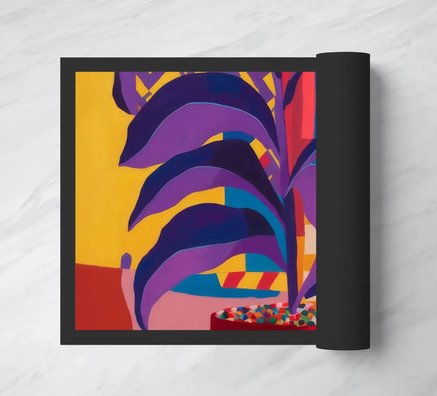 Shadow Leaf Solitude doormat by Zep Layers