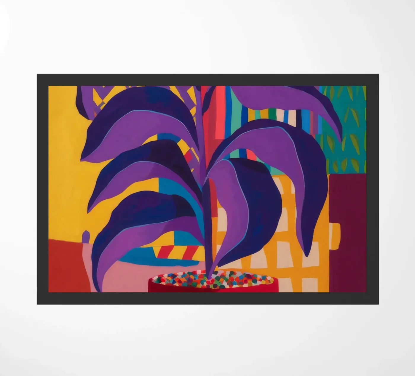 Shadow Leaf Solitude doormat by Zep Layers