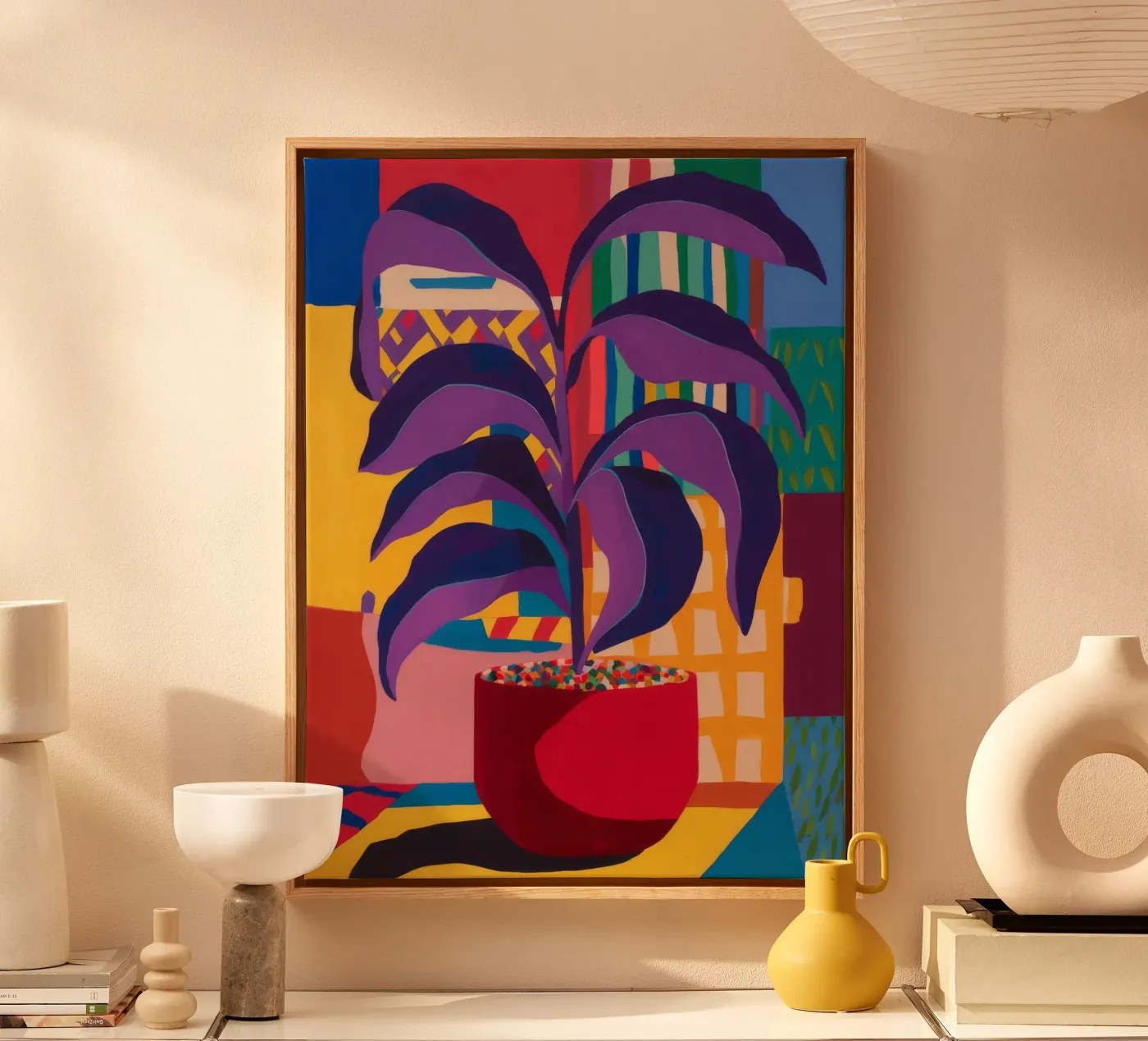 Shadow Leaf Solitude canvas by Zep Layers