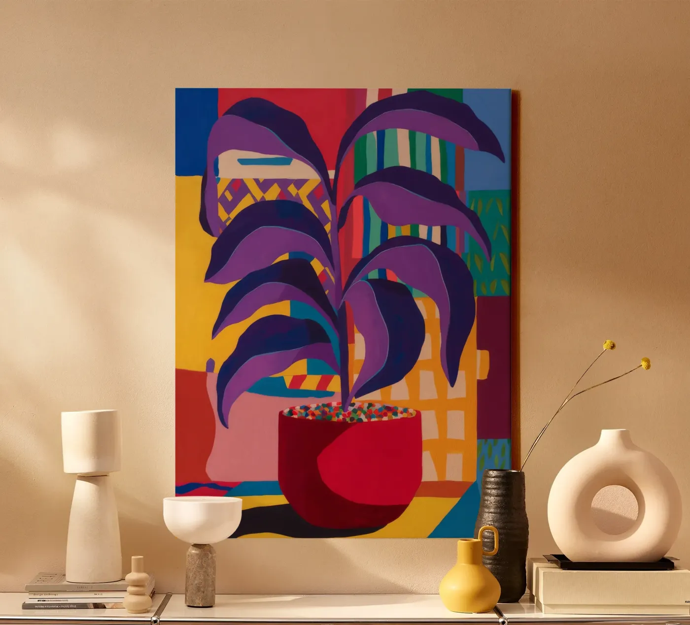 Shadow Leaf Solitude canvas by Zep Layers