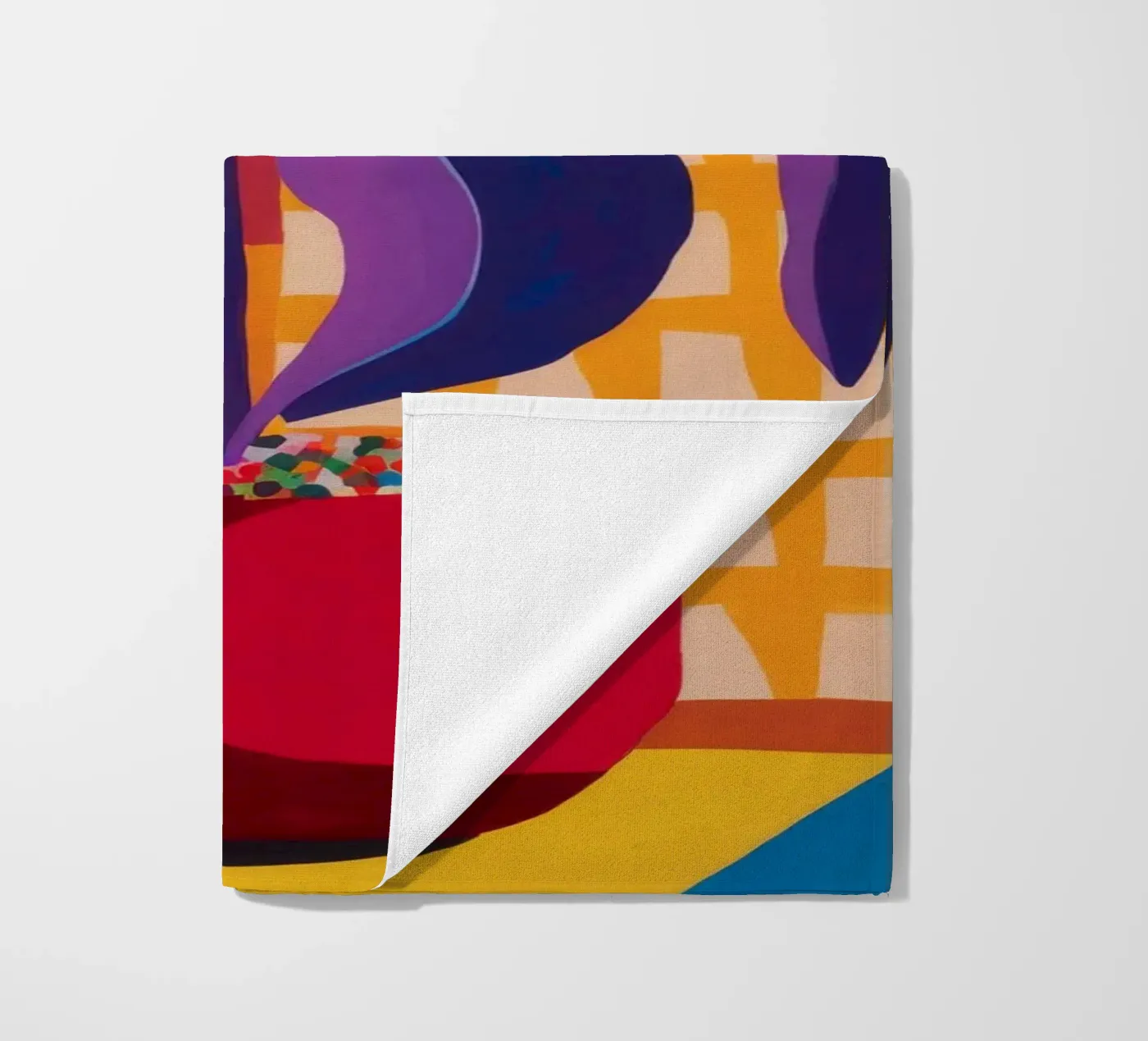 Shadow Leaf Solitude beach towel by Zep Layers