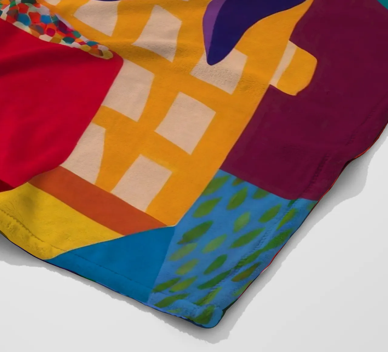 Shadow Leaf Solitude Fleecedecke von Zep Layers