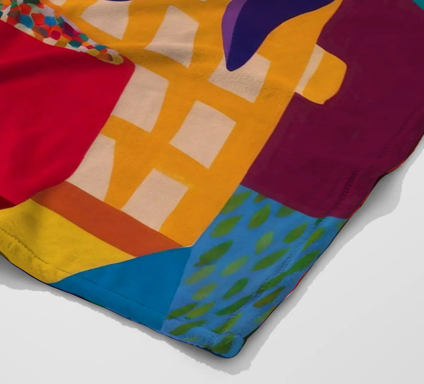 Shadow Leaf Solitude Fleecedecke von Zep Layers