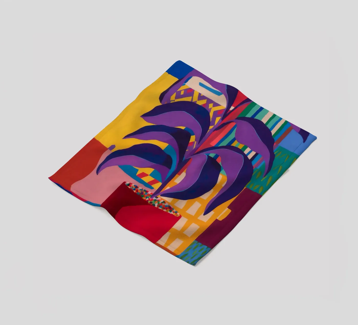 Shadow Leaf Solitude Fleecedecke von Zep Layers