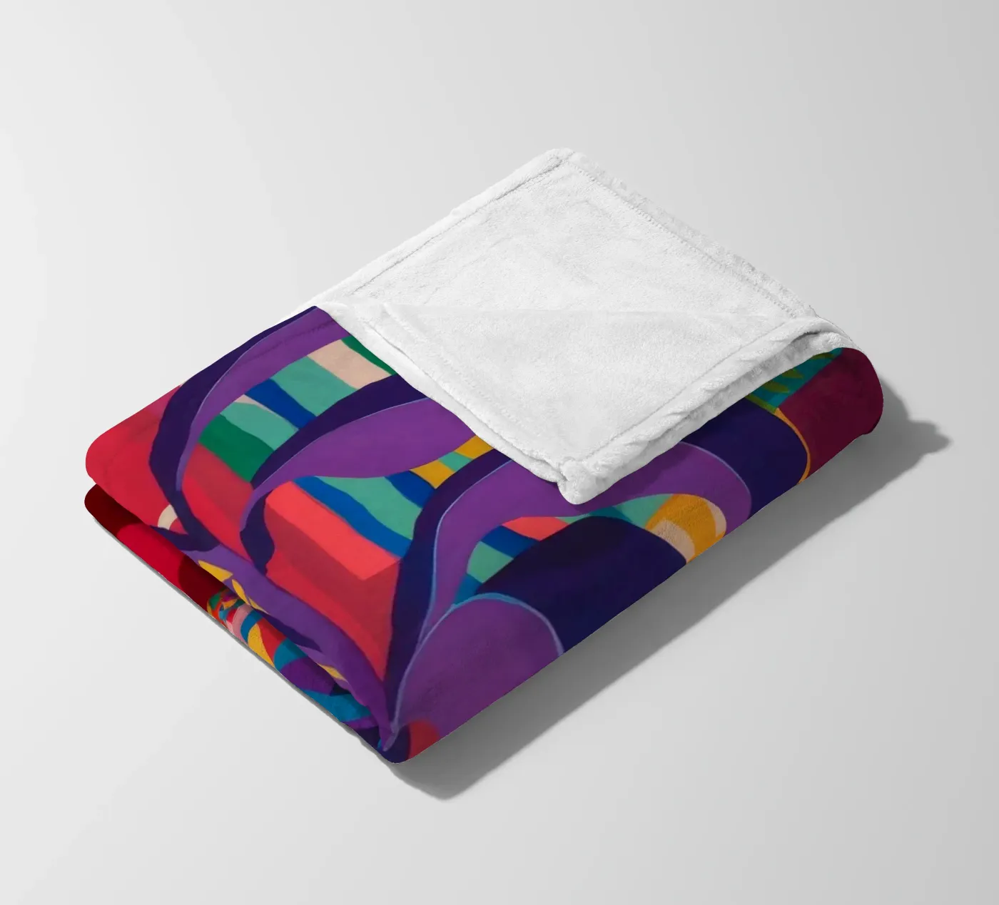 Shadow Leaf Solitude Fleecedecke von Zep Layers