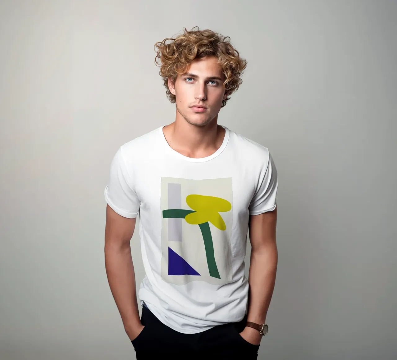 Abstrakt t-shirt da Helena Ravenne