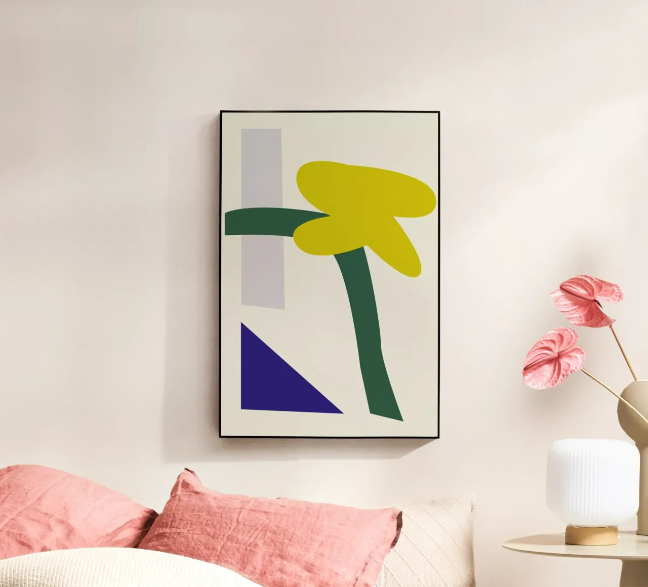 Abstrakt Acryl-Glas von Helena Ravenne