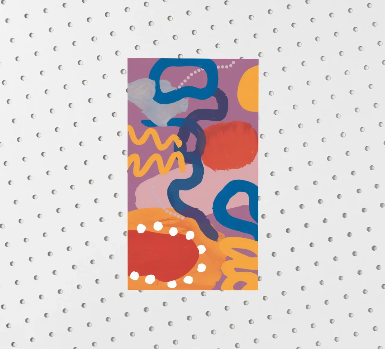Esprit abstrait dansant autocollant de Zep Layers