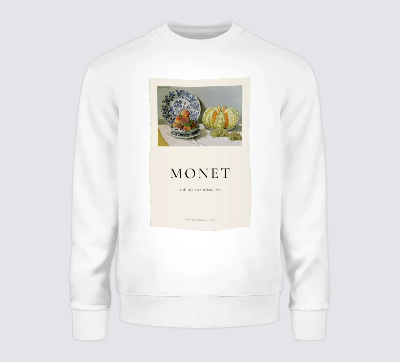 Monet - Still Life with Melon felpa da ARTOTHEK