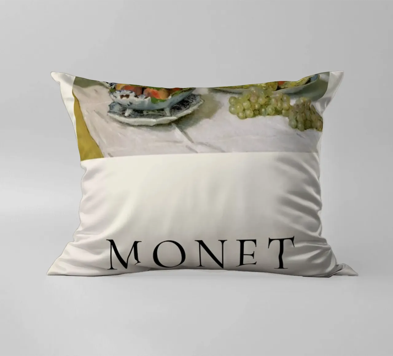 Monet - Still Life with Melon cuscino da ARTOTHEK