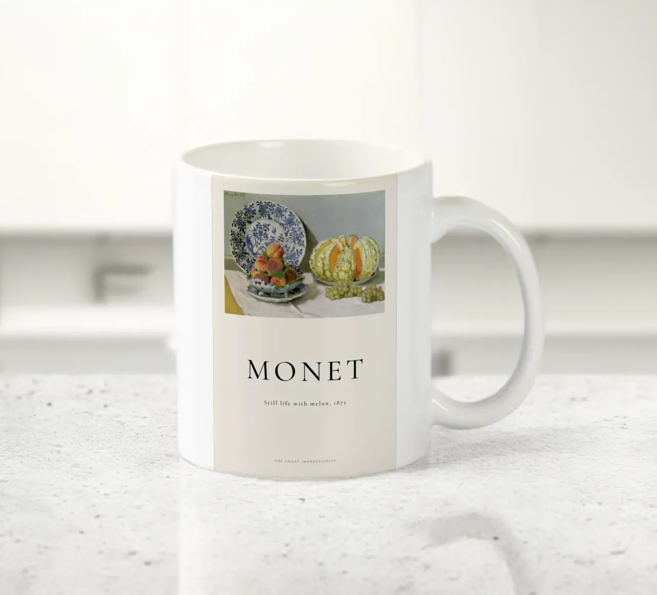 Monet - Still Life with Melon tazza in ceramica da ARTOTHEK