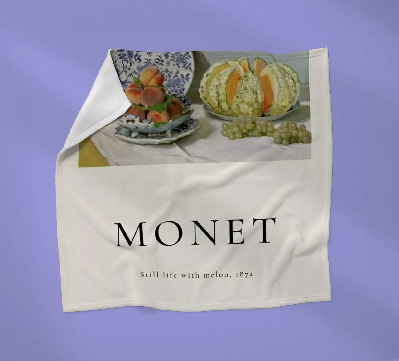 Monet - Still Life with Melon coperta in pile da ARTOTHEK