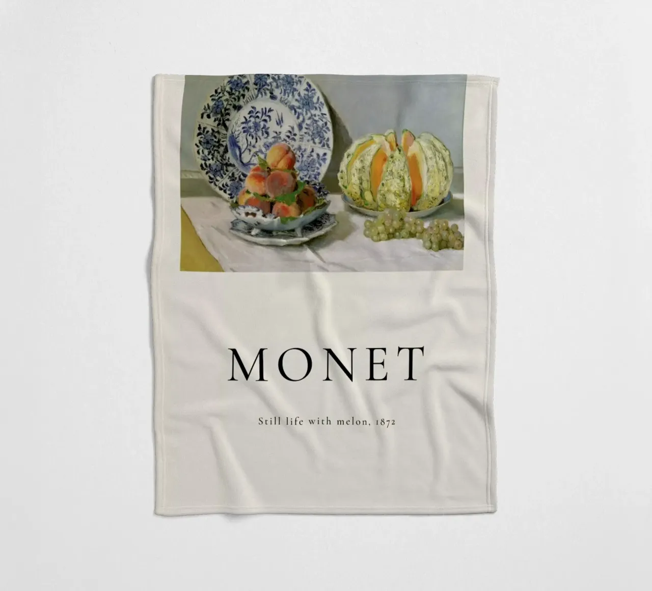 Monet - Still Life with Melon coperta in pile da ARTOTHEK