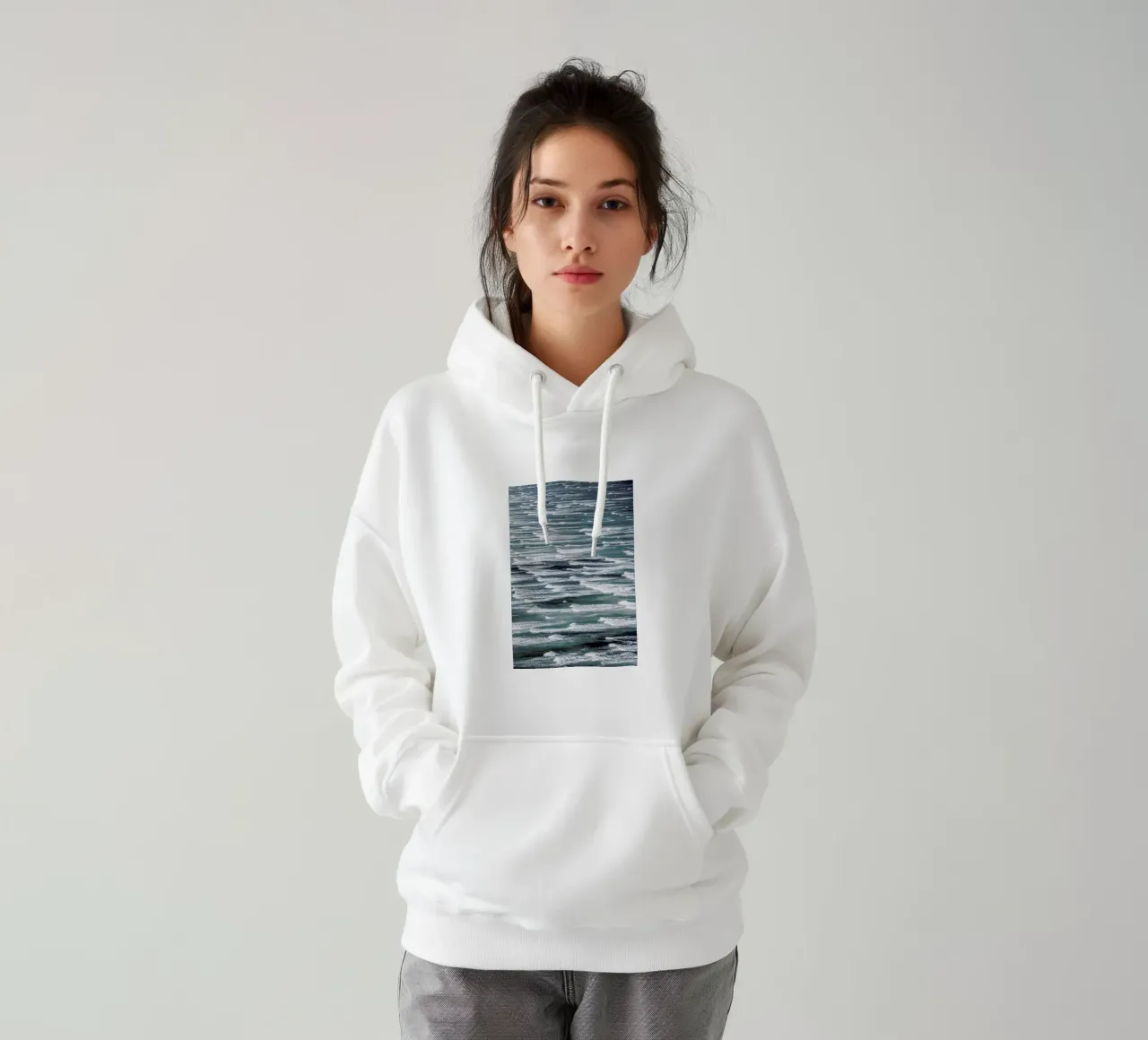 Infinite Waves 02 hoodie van Shot By Clint