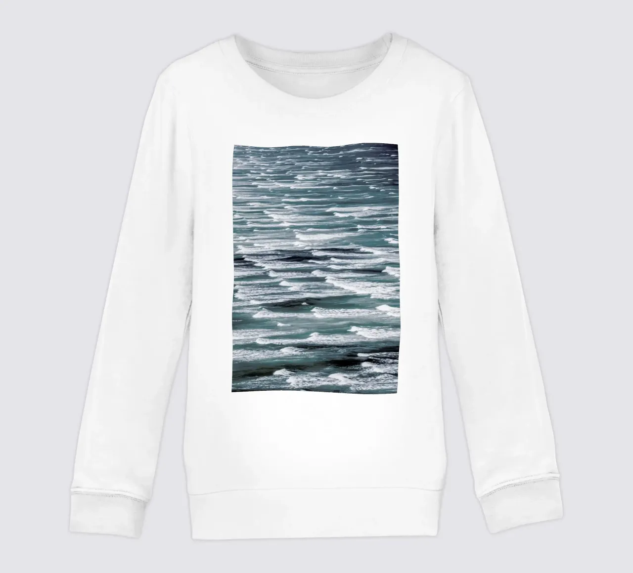 Infinite Waves 02 Kinder Sweatshirt von Shot By Clint