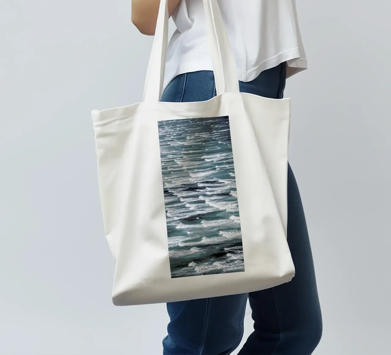 Infinite Waves 02 borsa in juta da Shot By Clint