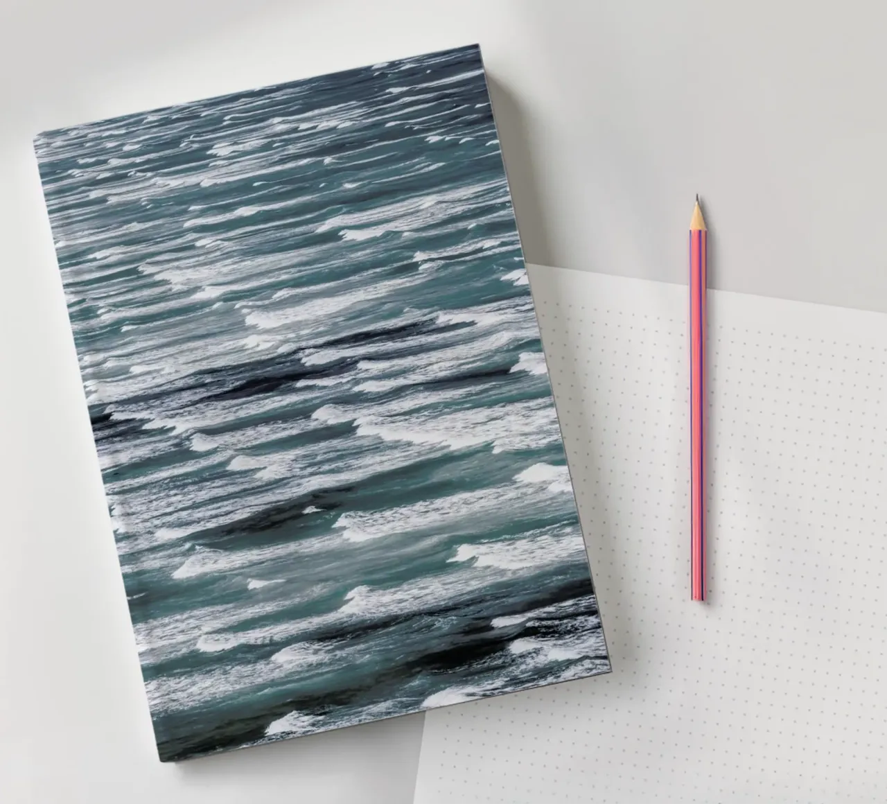 Infinite Waves 02 Notizbuch von Shot By Clint