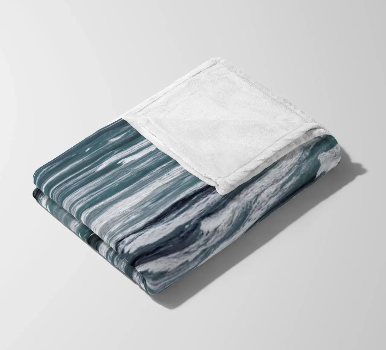Infinite Waves 02 fleece blanket by Shot By Clint