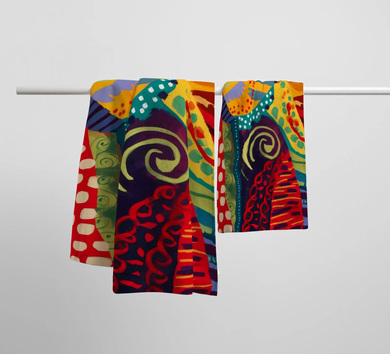 Textile Rhythm Pulse serviette de bain de Zep Layers