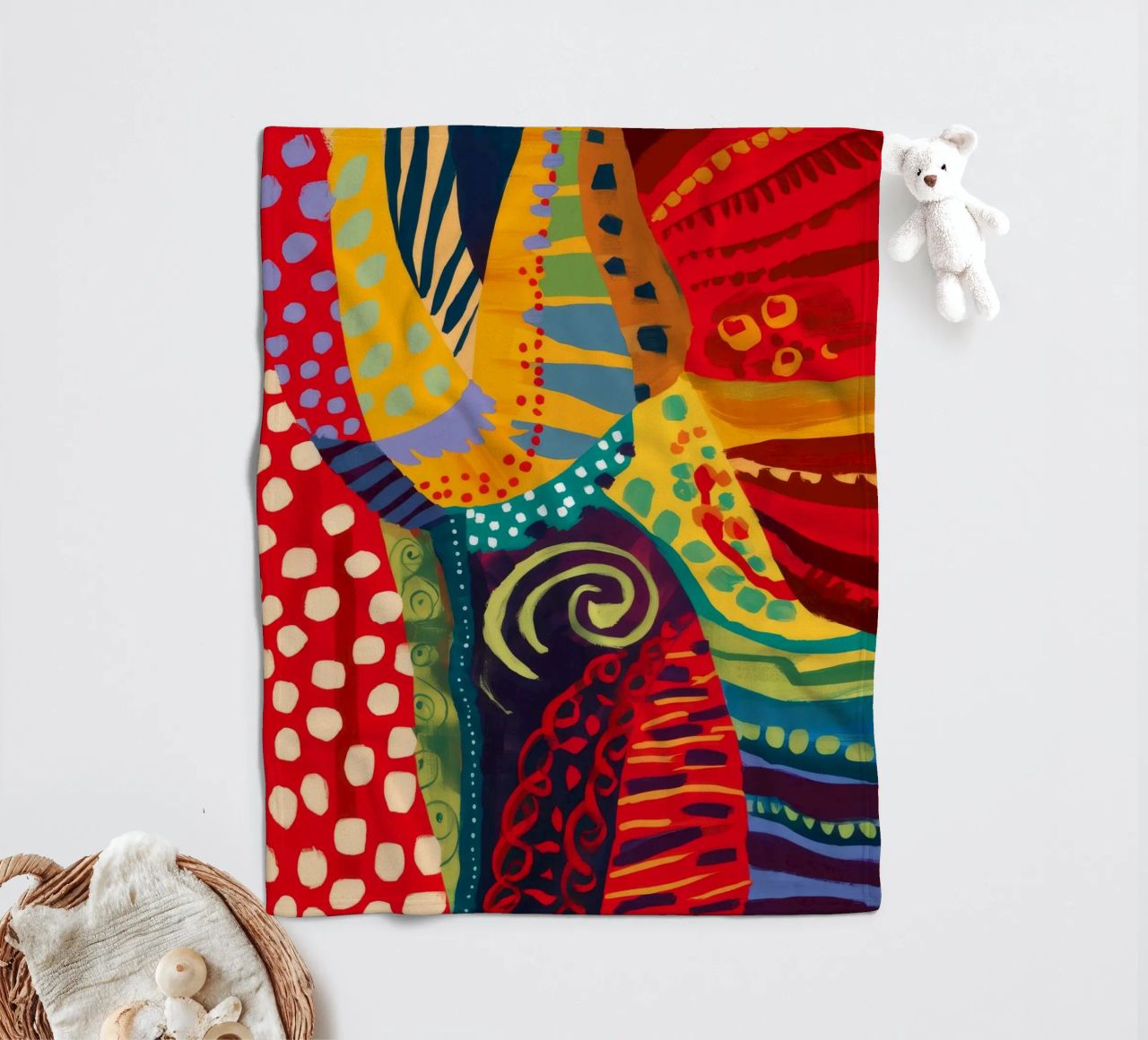 Impulso del ritmo tessile coperta in pile da Zep Layers
