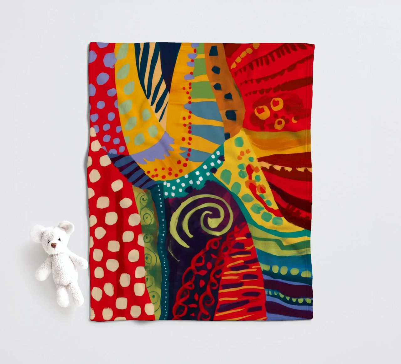 Impulso del ritmo tessile coperta in pile da Zep Layers