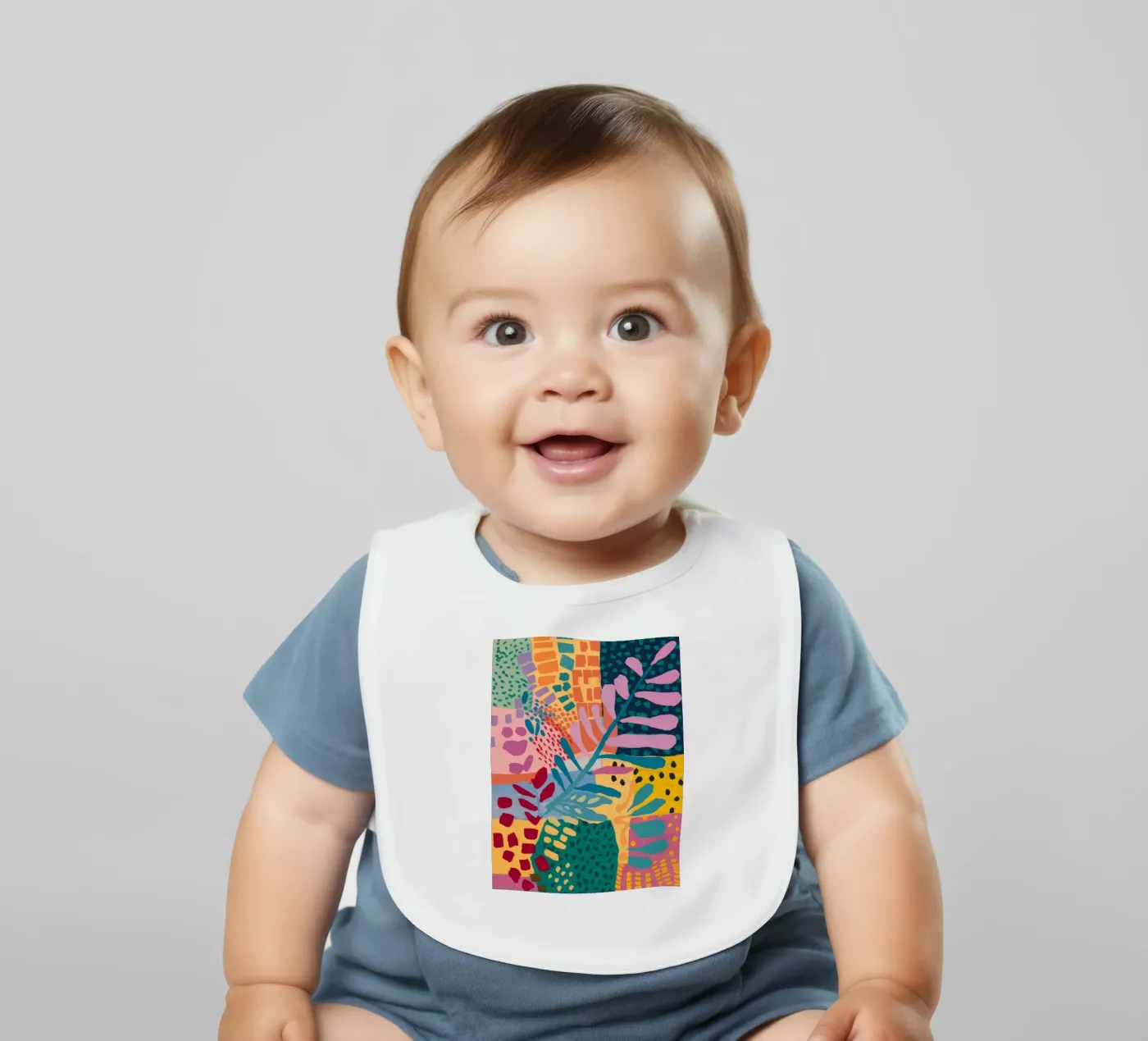 Patchwork Garden Flow Babylätzchen von Zep Layers