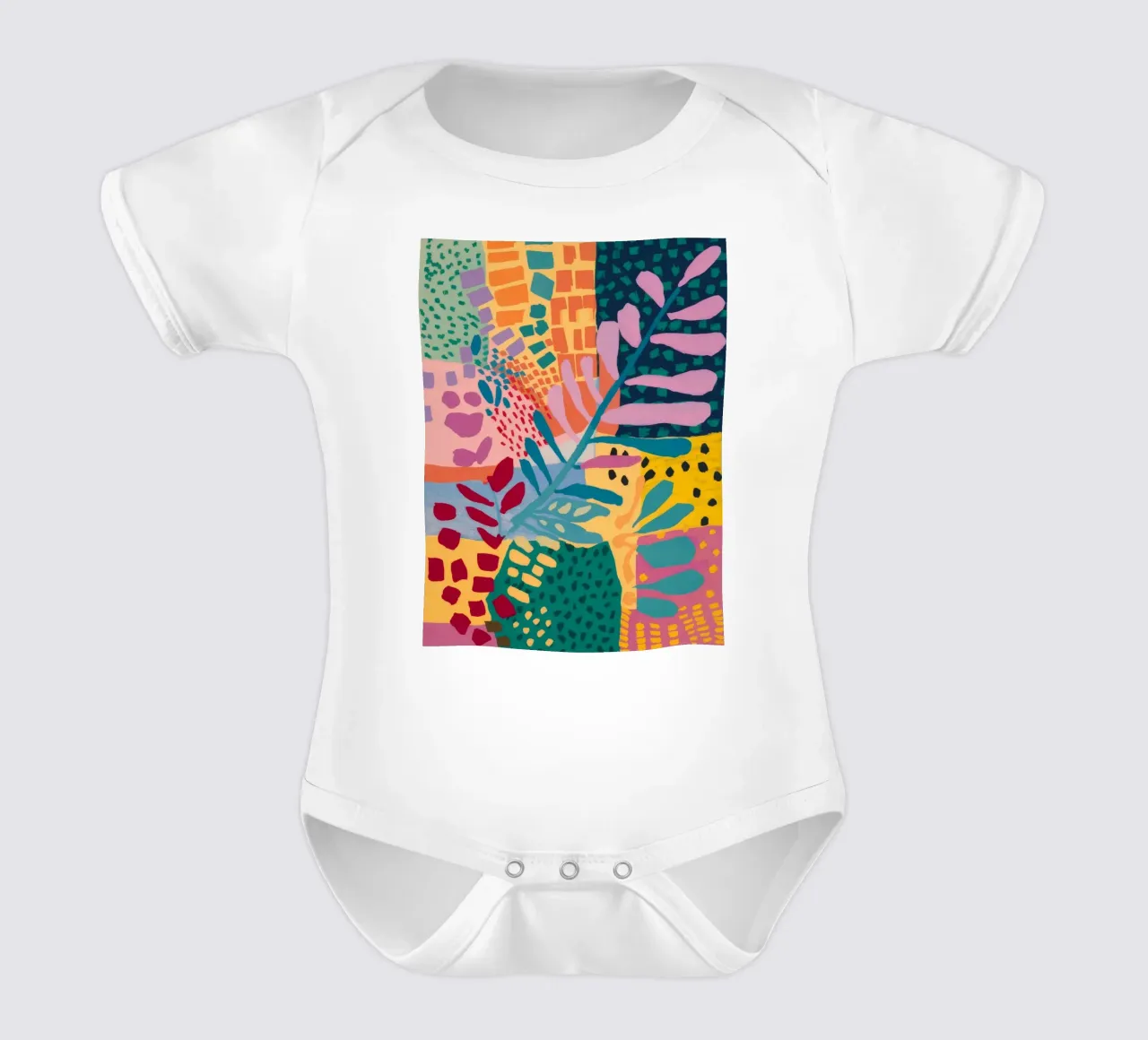 Patchwork Garden Flow body de bebé de Zep Layers