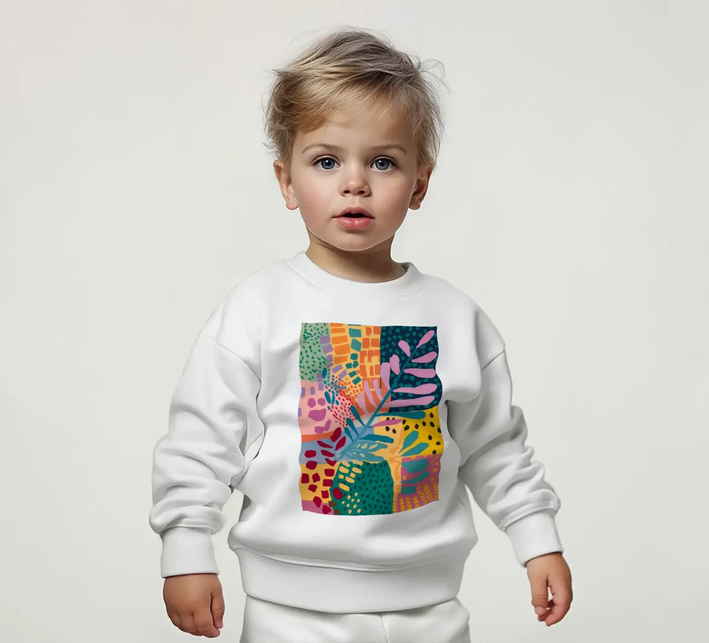 Patchwork Garden Flow sweat pour bébé de Zep Layers