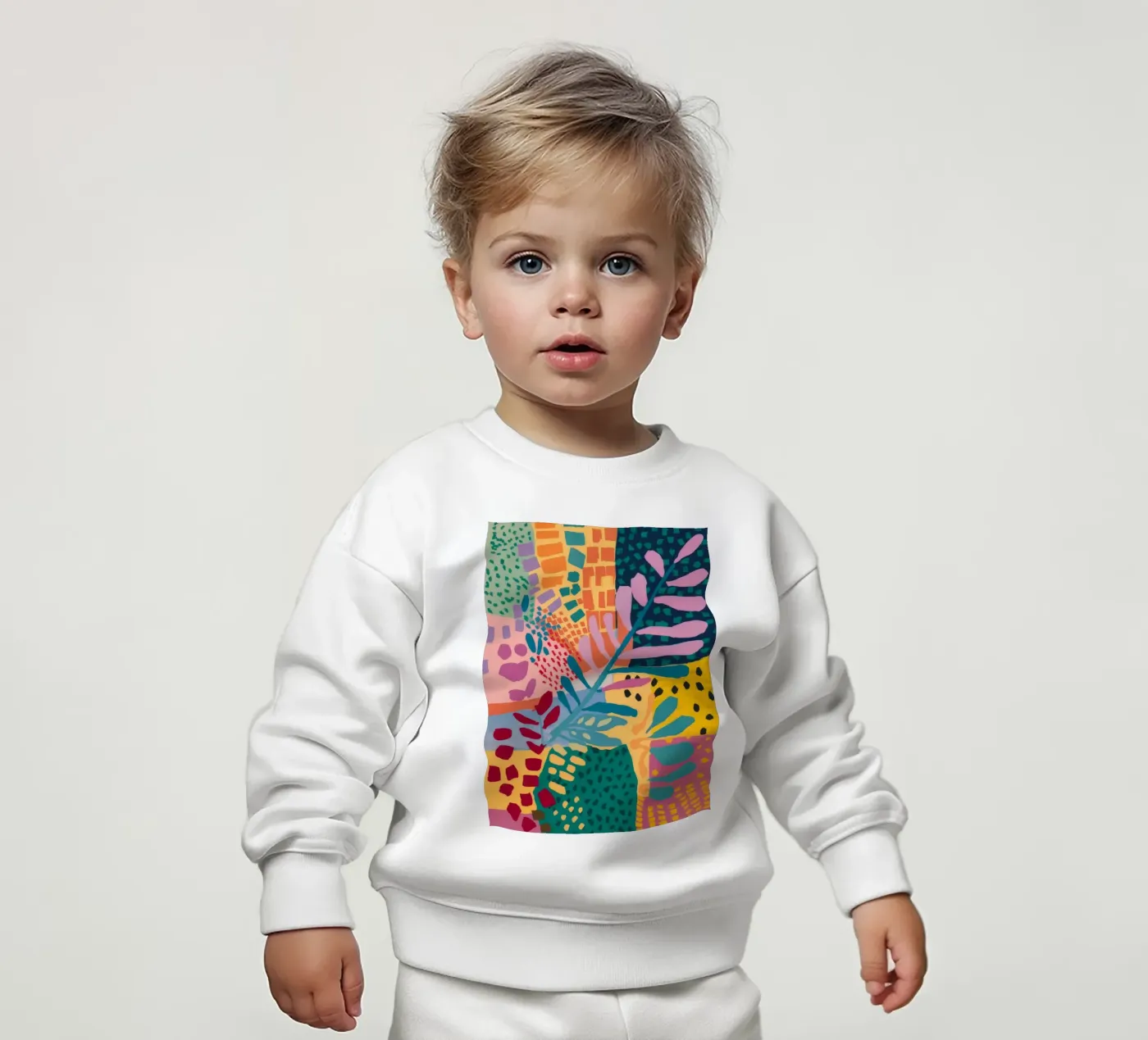 Patchwork Garden Flow sweat pour bébé de Zep Layers