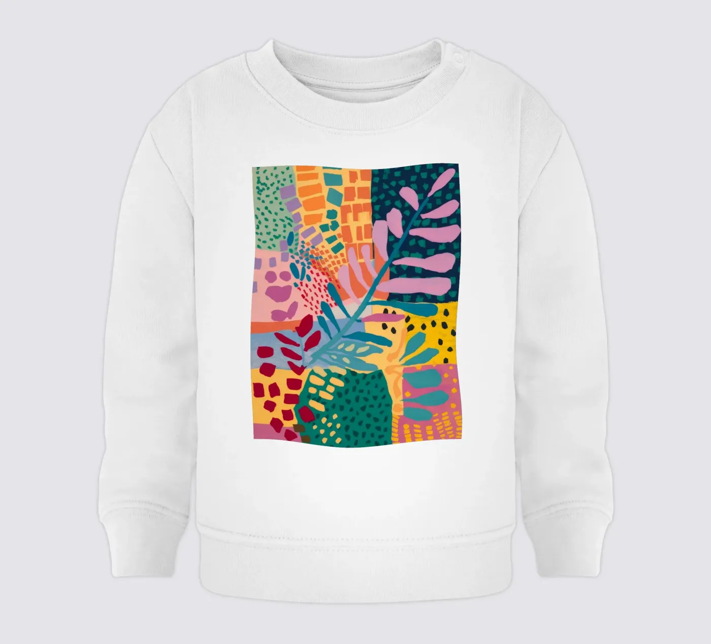 Patchwork Garden Flow sweat pour bébé de Zep Layers