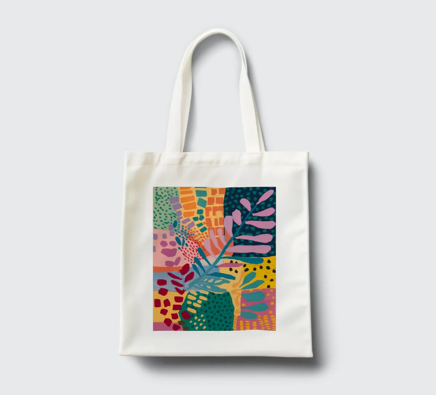 Patchwork Garden Flow tote bag by Zep Layers