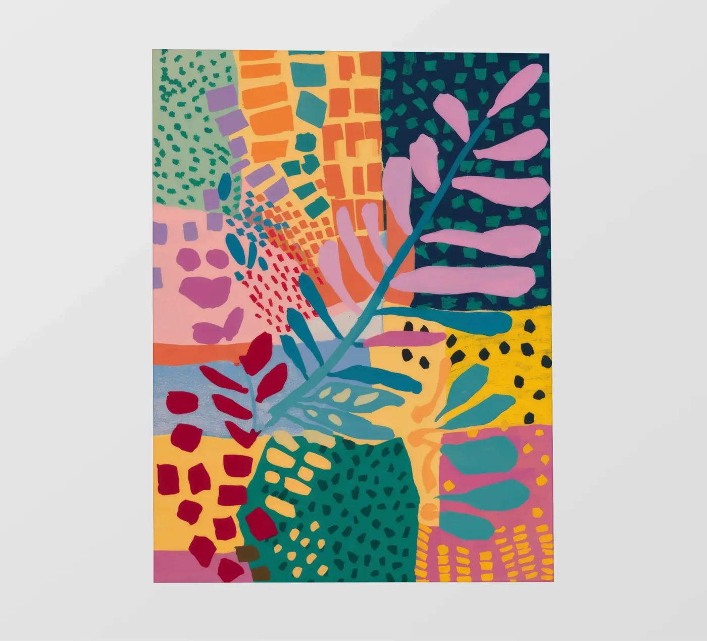 Patchwork Garden Flow pvc cover by Zep Layers