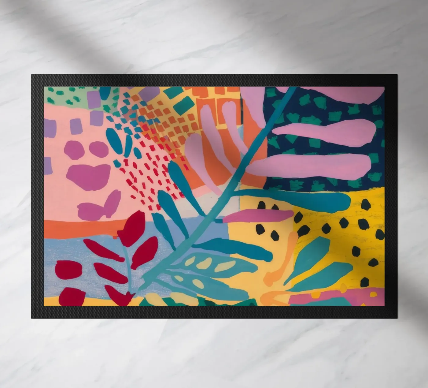Flusso del giardino patchwork zerbino da Zep Layers