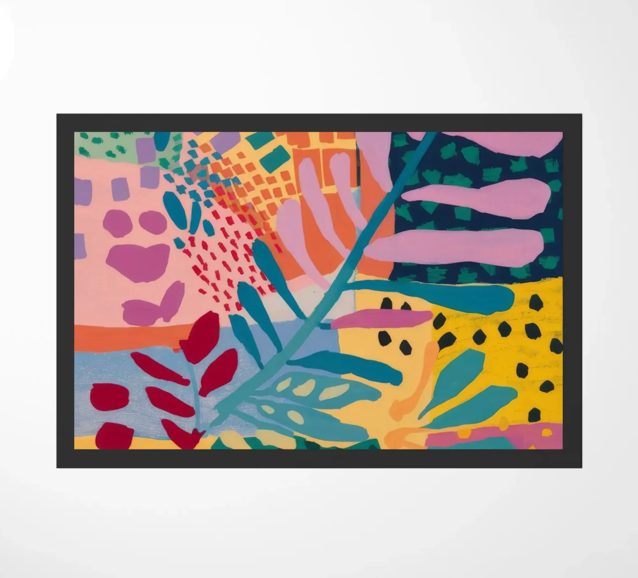 Patchwork Garden Flow paillasson de Zep Layers