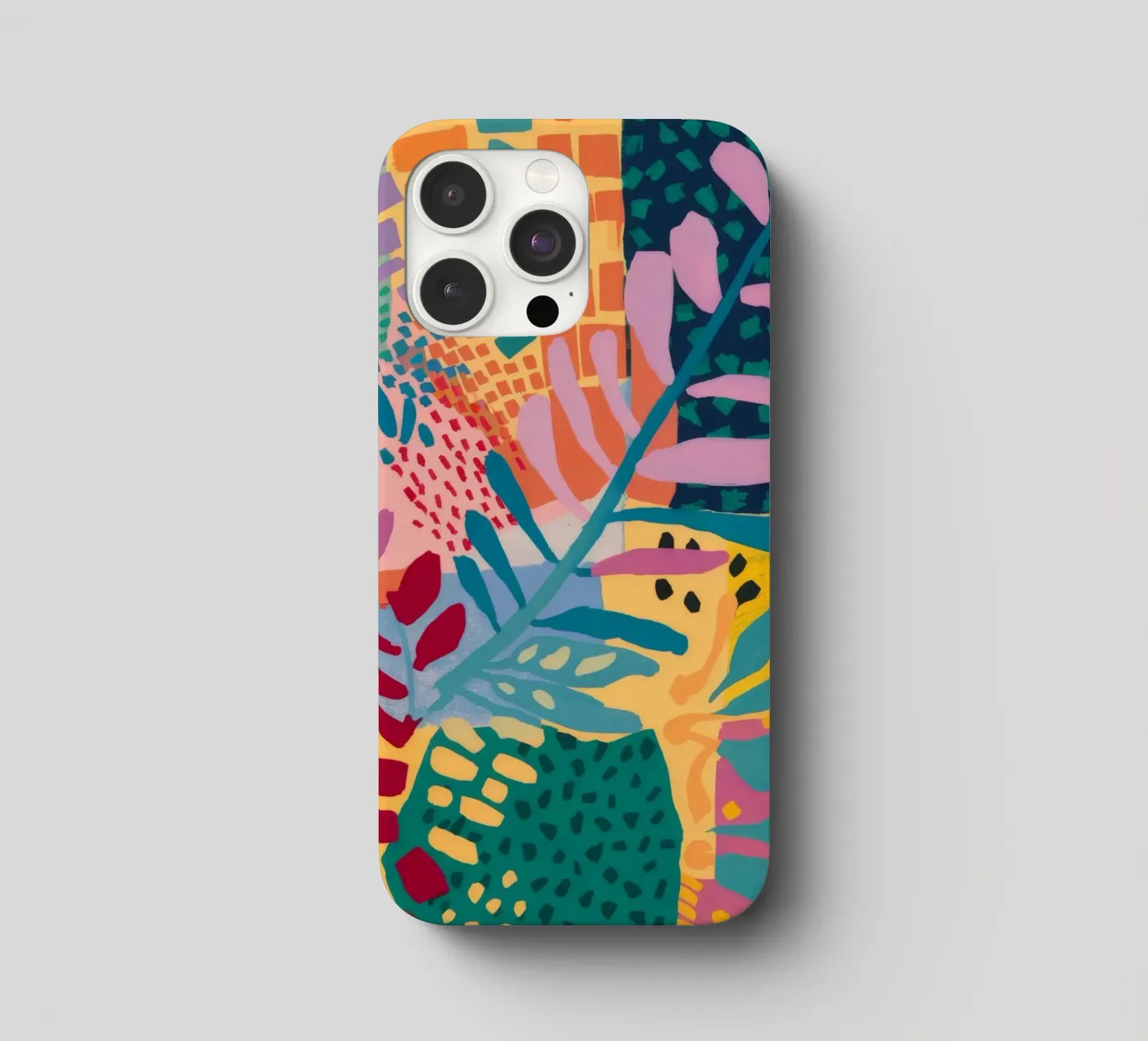 Patchwork Garden Flow iphone case by Zep Layers