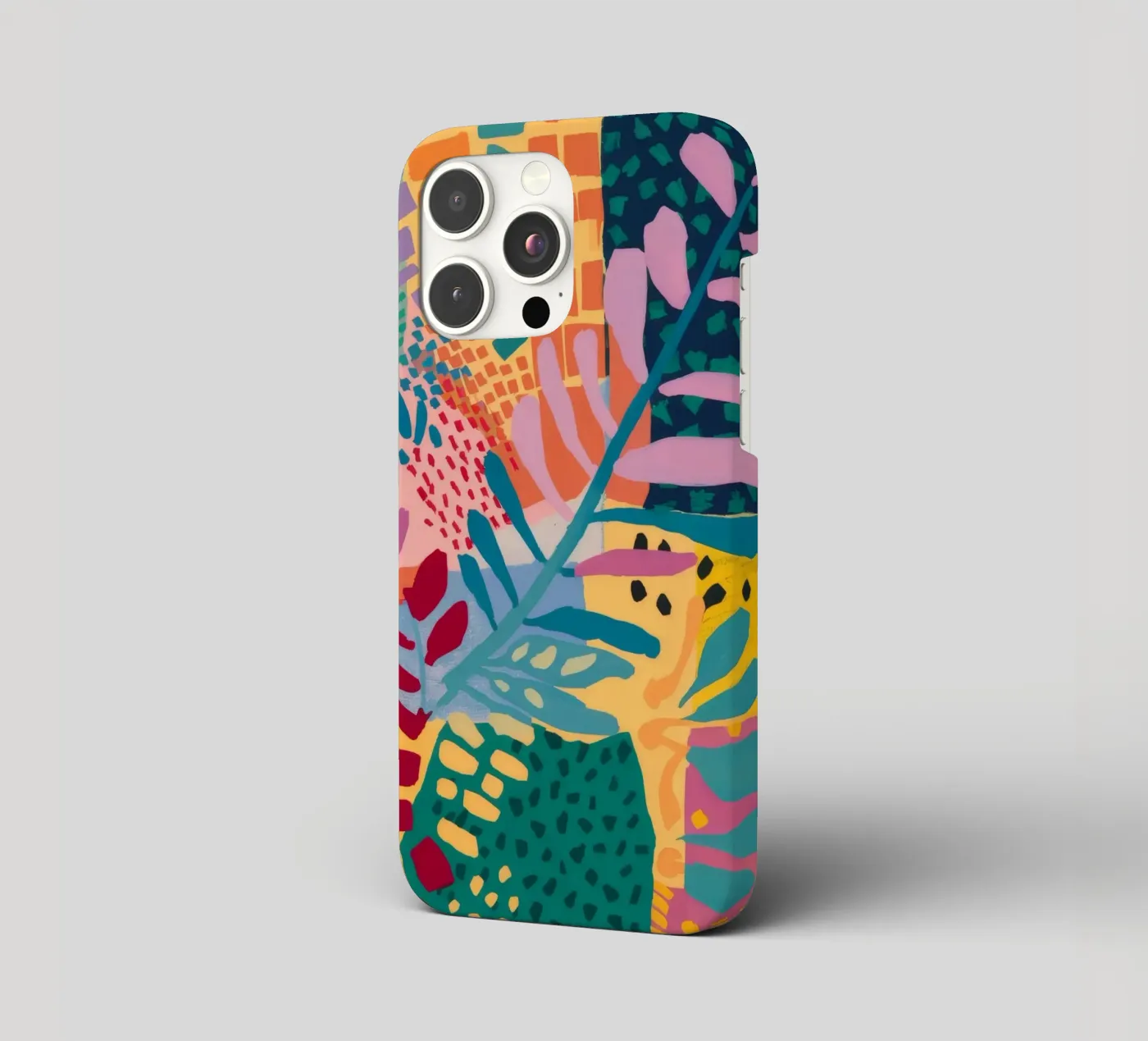 Patchwork Garden Flow iphone case by Zep Layers