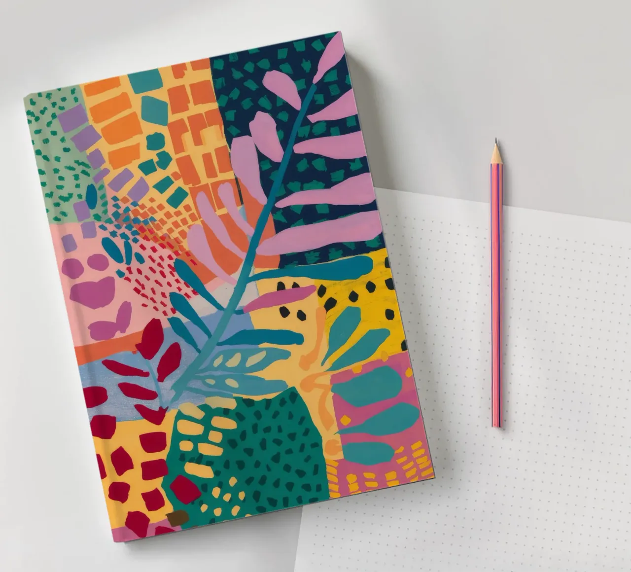 Patchwork Garden Flow notebook by Zep Layers