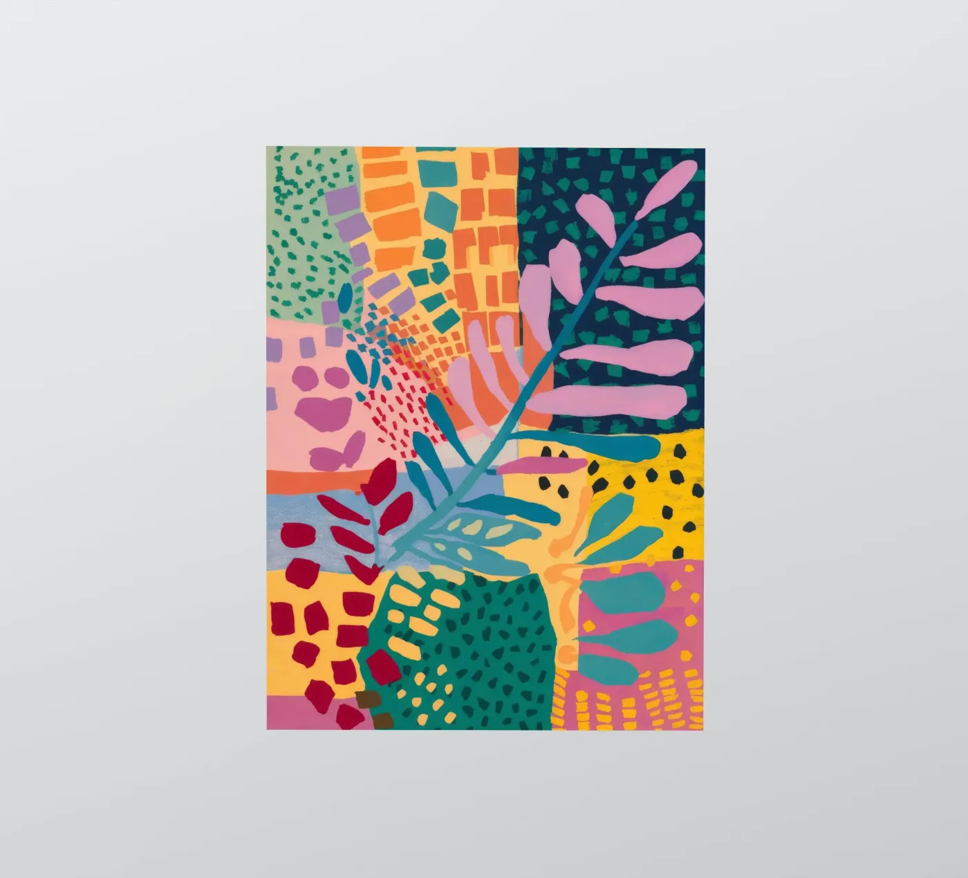 Flusso del giardino patchwork adesivo da Zep Layers