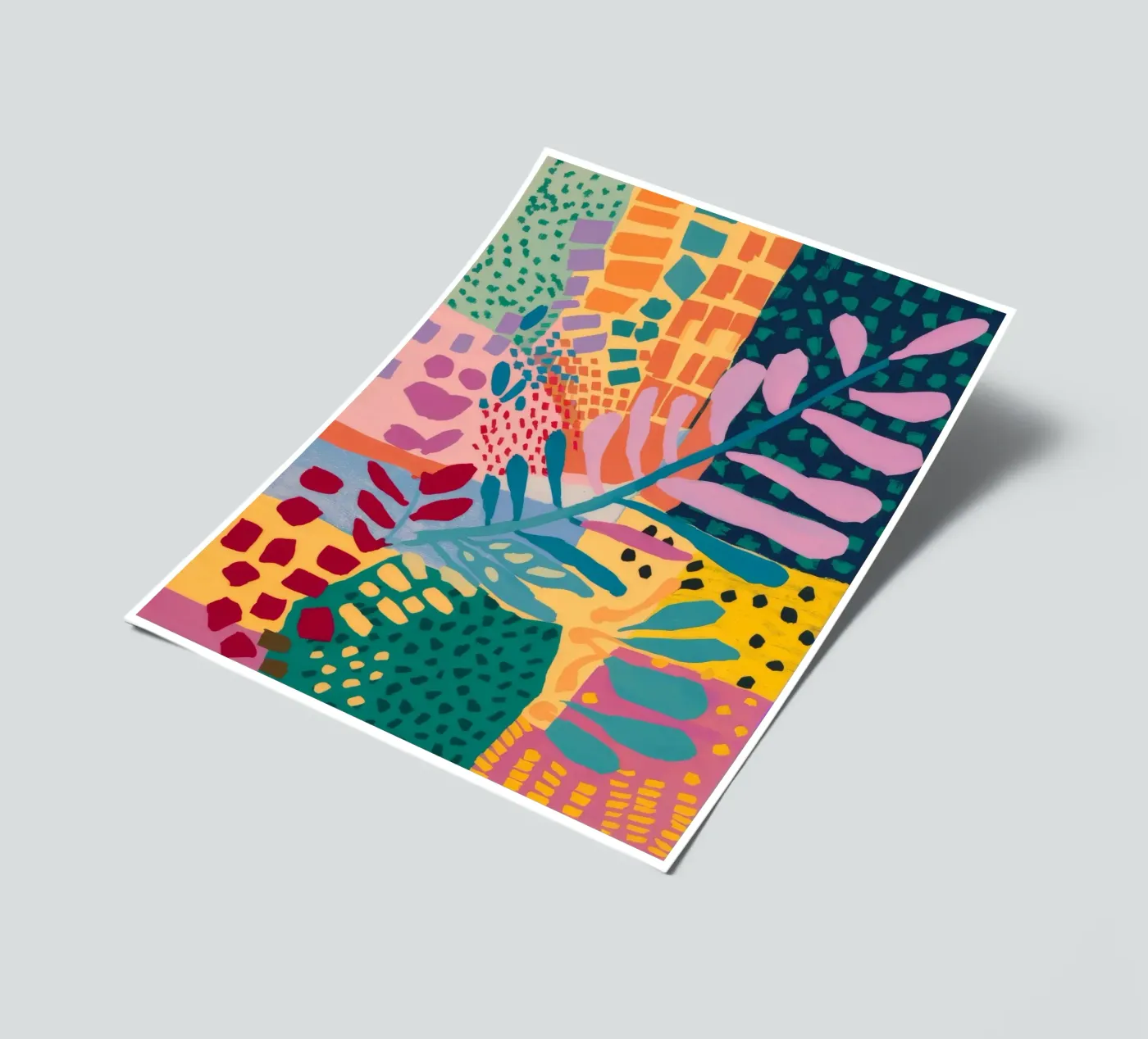 Patchwork Garden Flow stickervel van Zep Layers