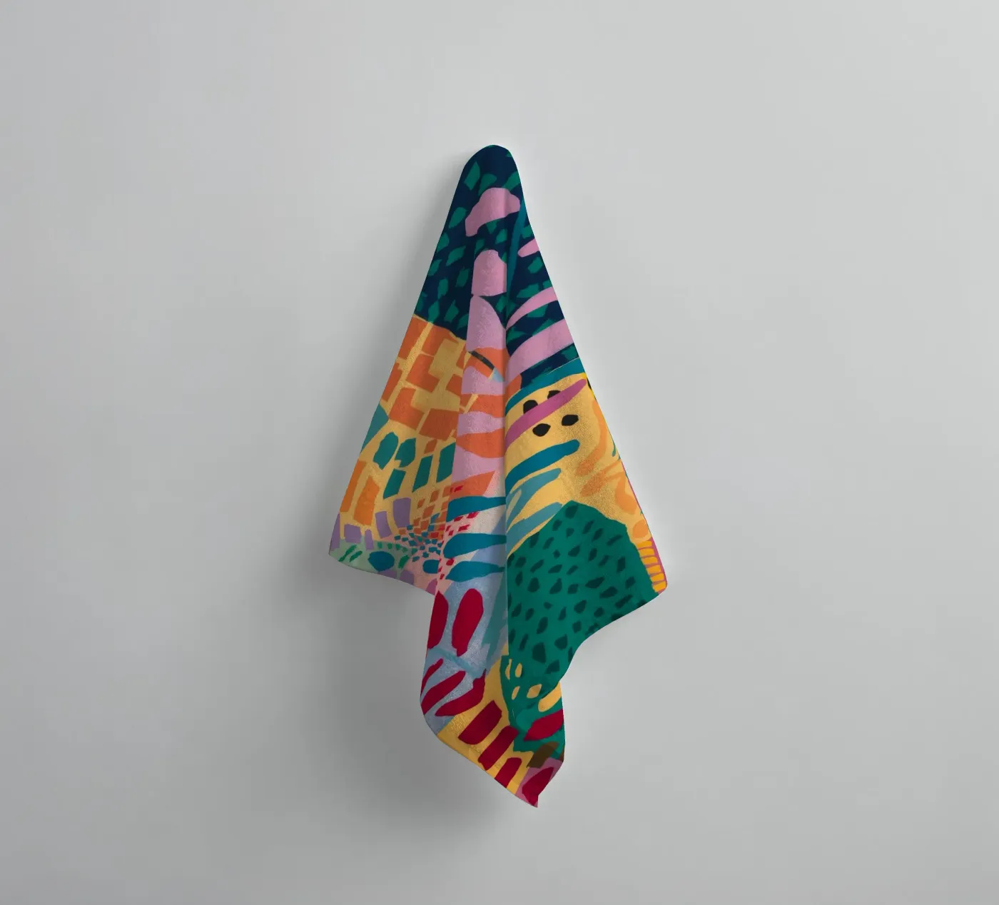 Patchwork Garden Flow Handtuch von Zep Layers