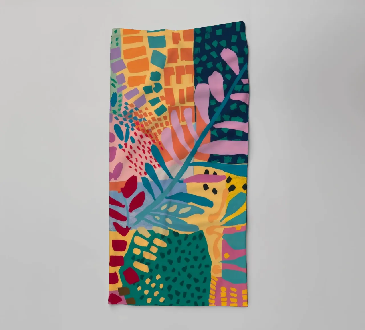 Patchwork Garden Flow towel by Zep Layers