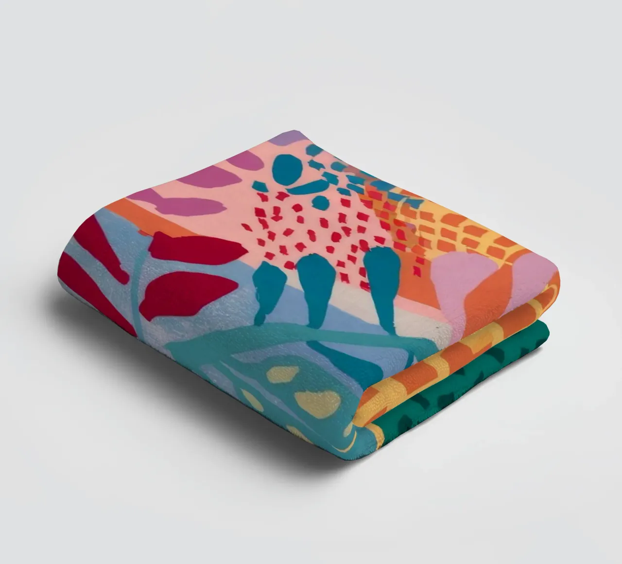 Patchwork Garden Flow towel by Zep Layers