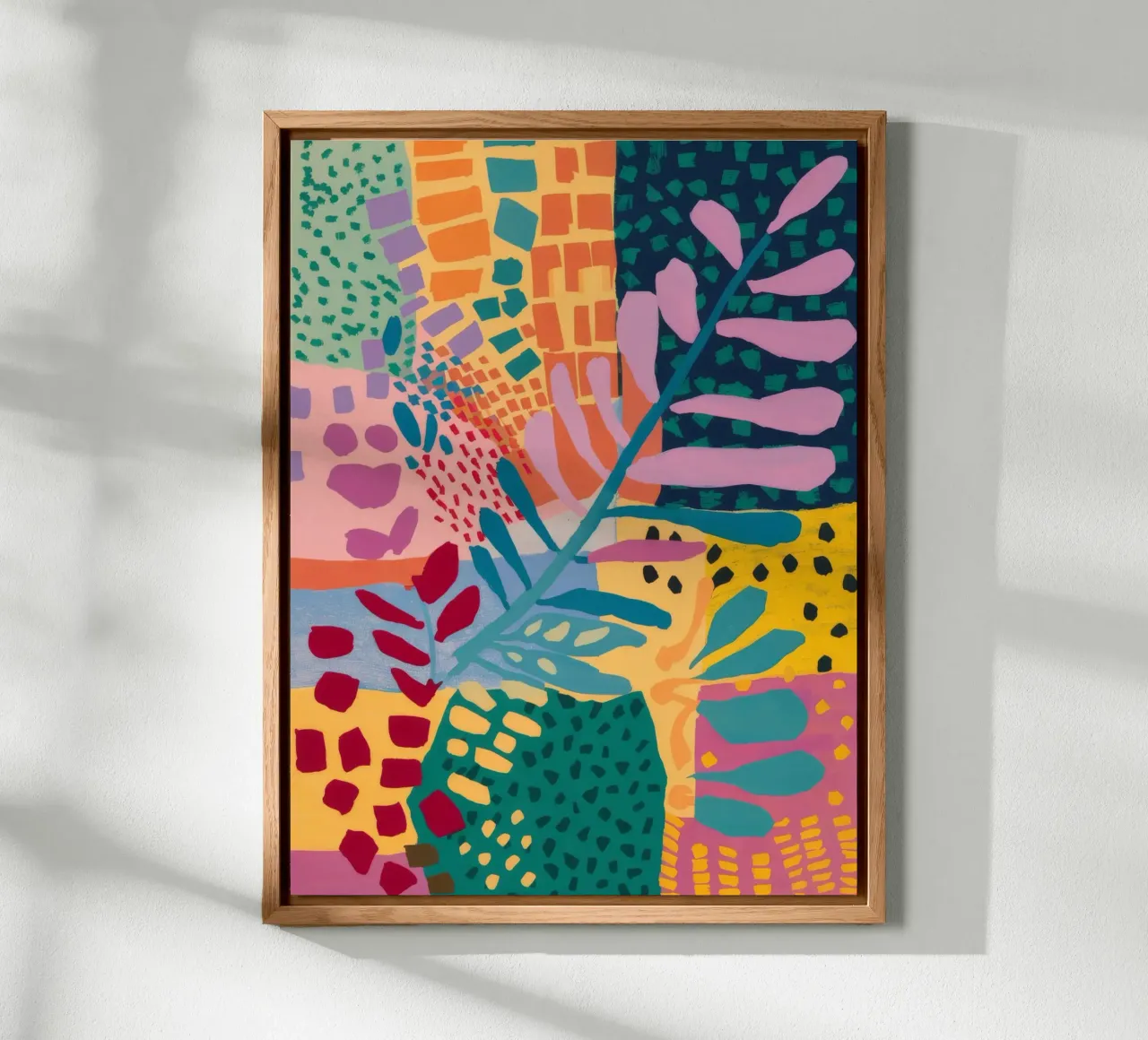 Patchwork Garden Flow aluminio dibond de Zep Layers
