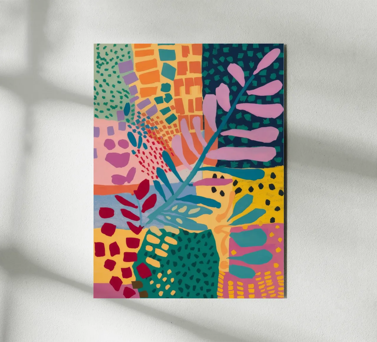 Patchwork Garden Flow aluminio dibond de Zep Layers